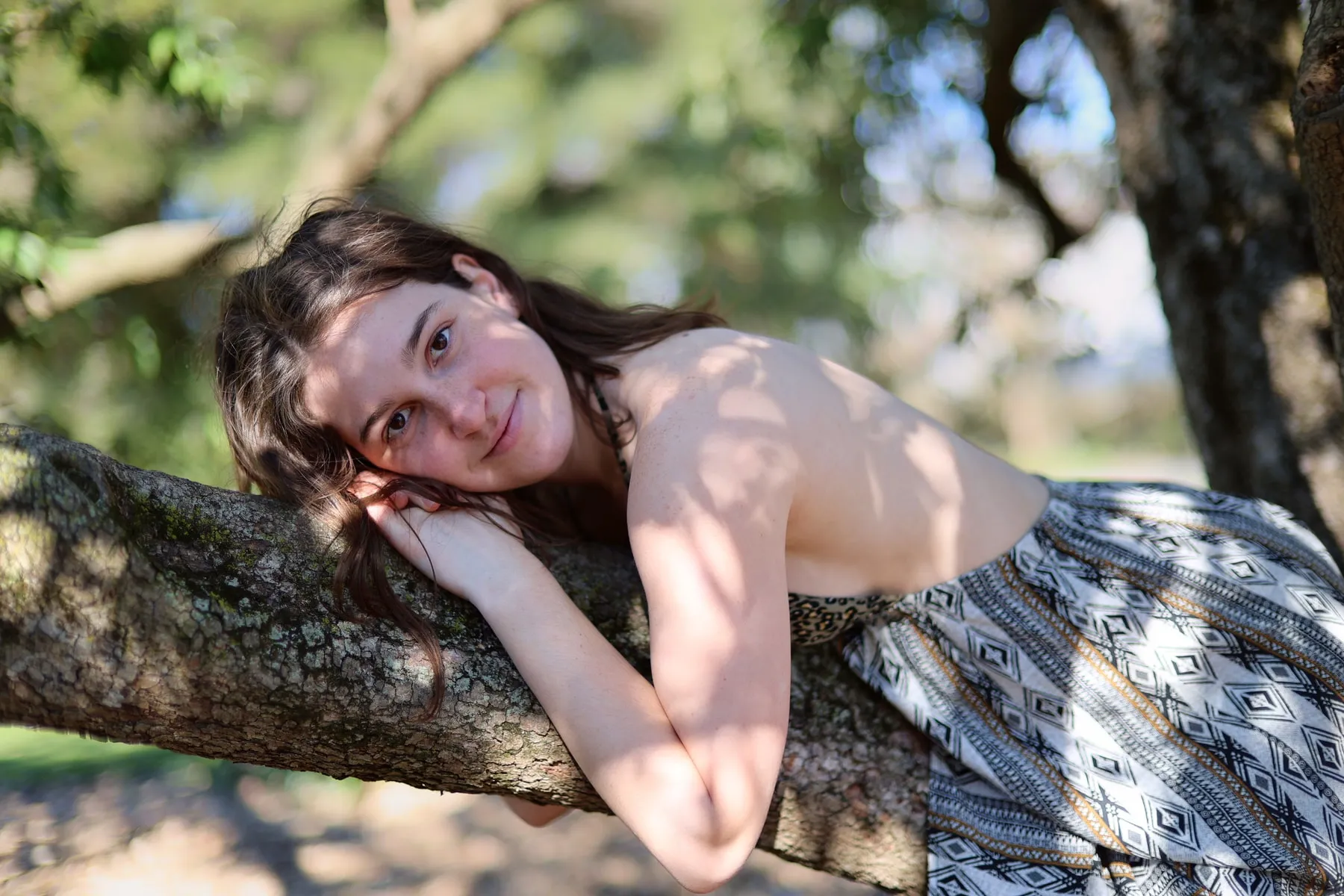 Under a greener tree